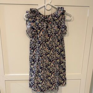 Crewcuts for Liberty Navy Sweets Ruffle Ruffle Dress